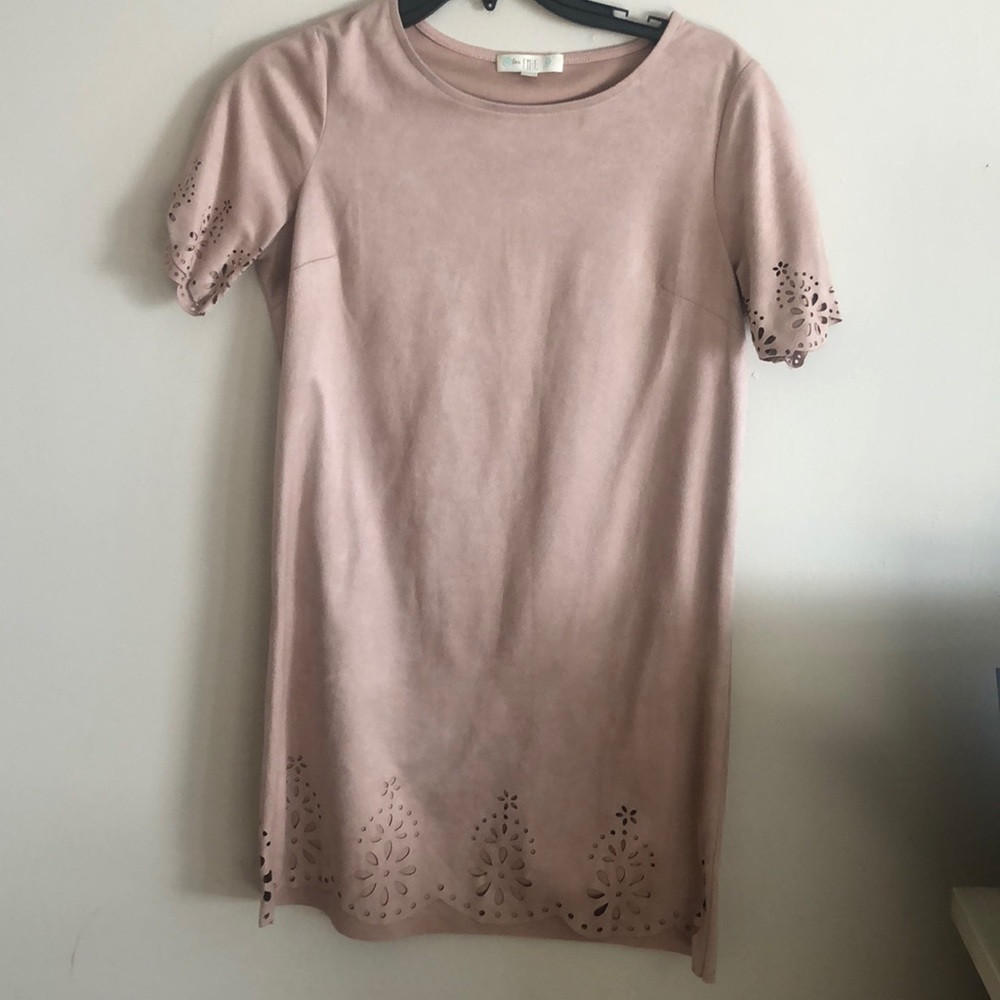Suede dress